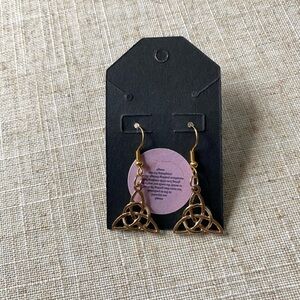 Gold Celtic Knot Earrings